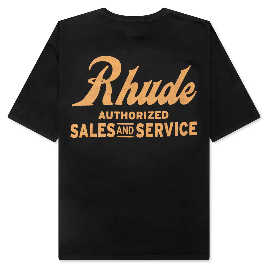 Sales and Service Tee - Vintage Black