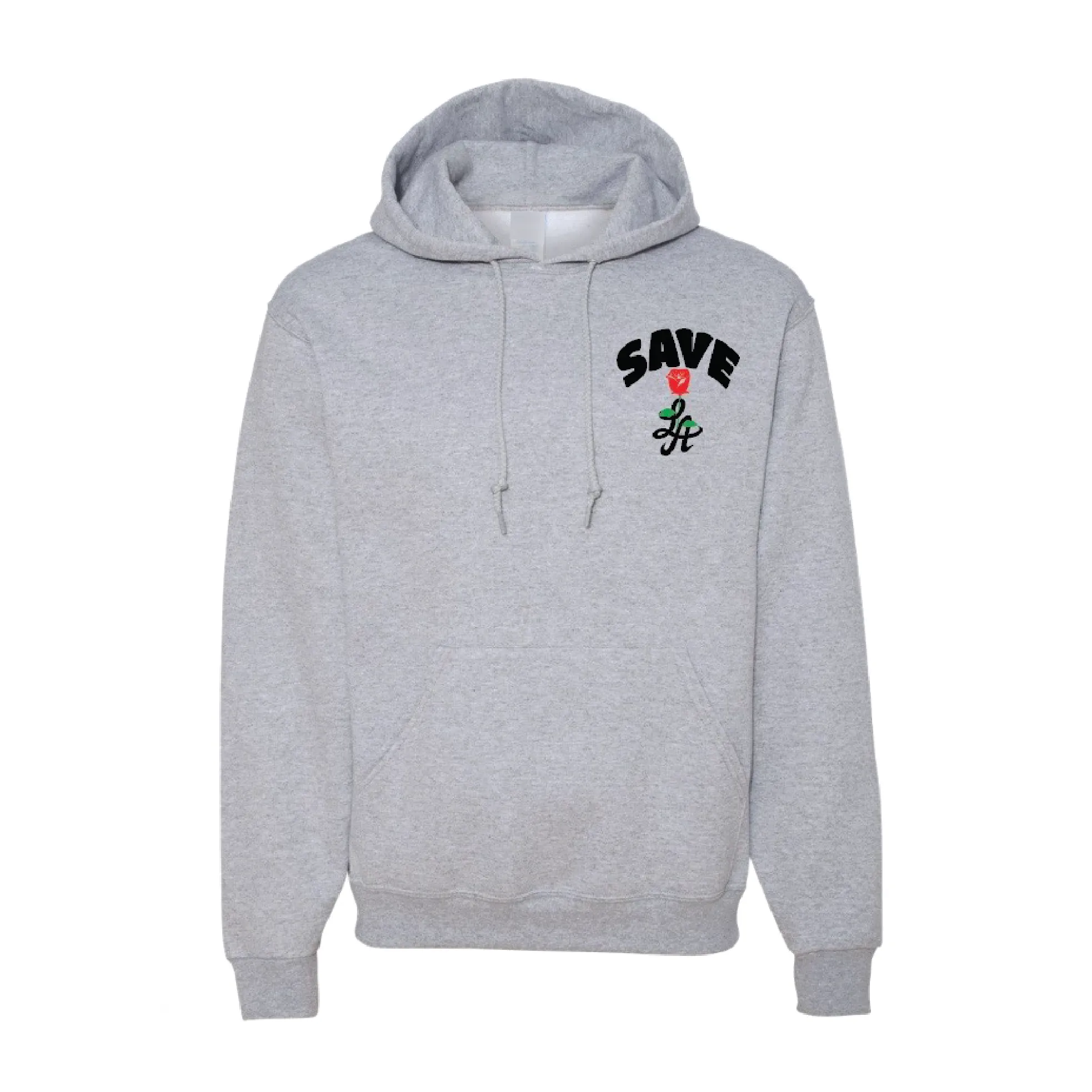 SAVE LA ROSE HOODIE - GREY