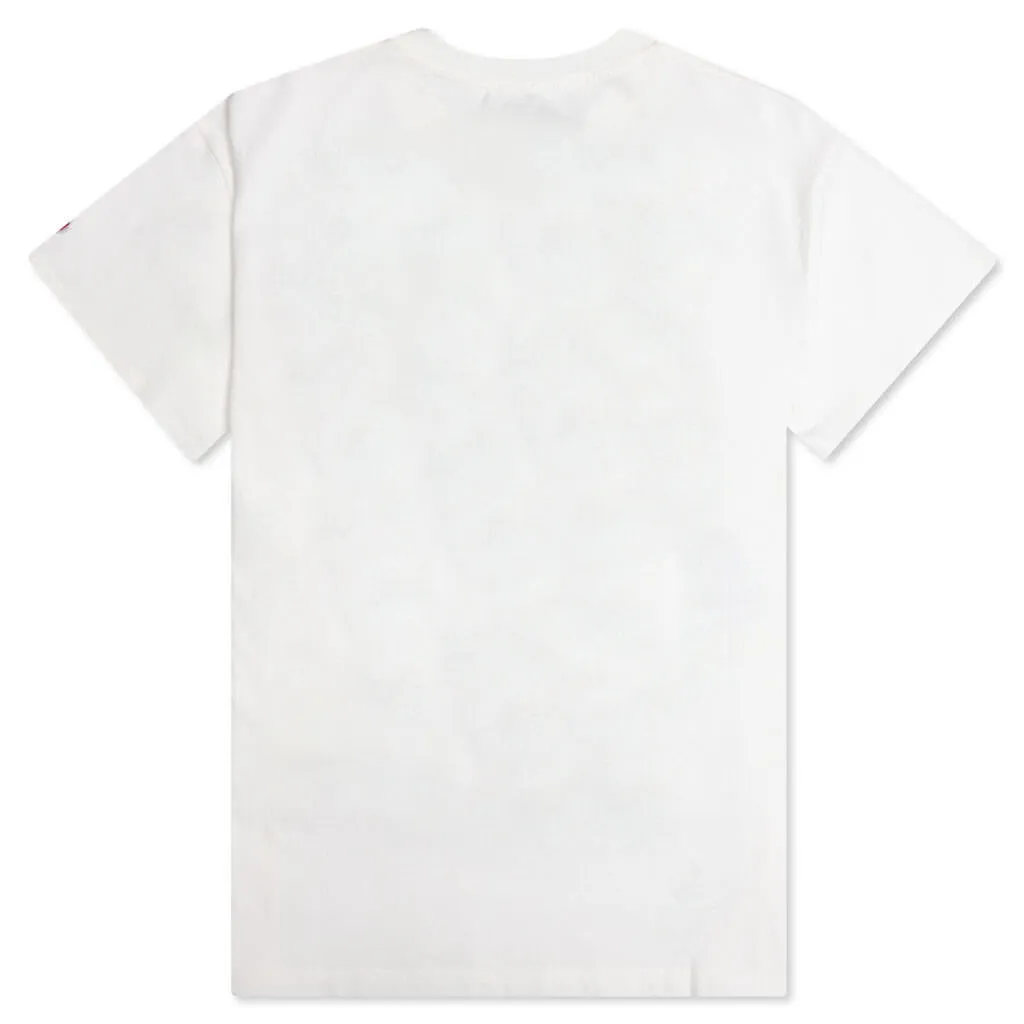 Script Tee - White