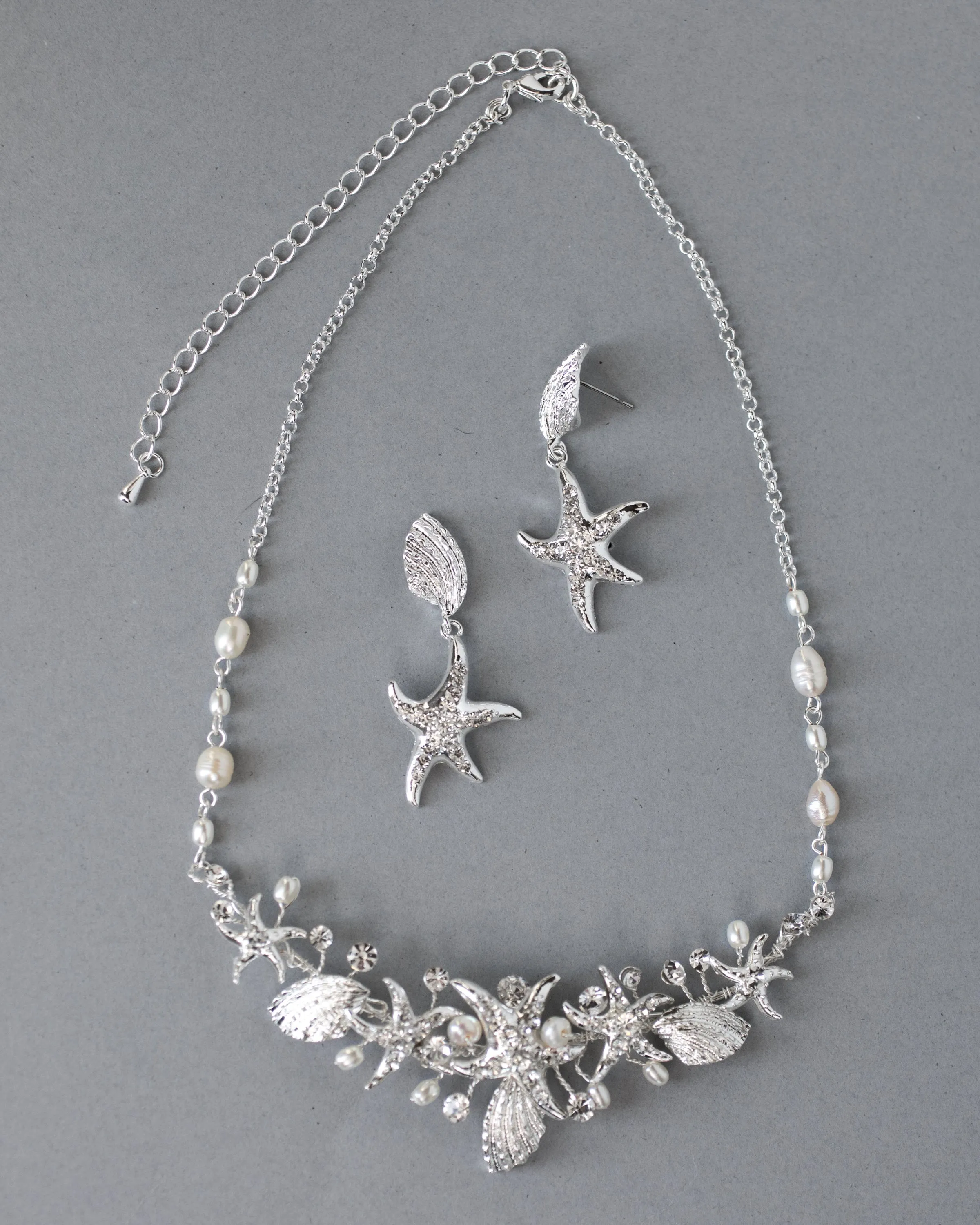 Shells and Starfish Necklace Set