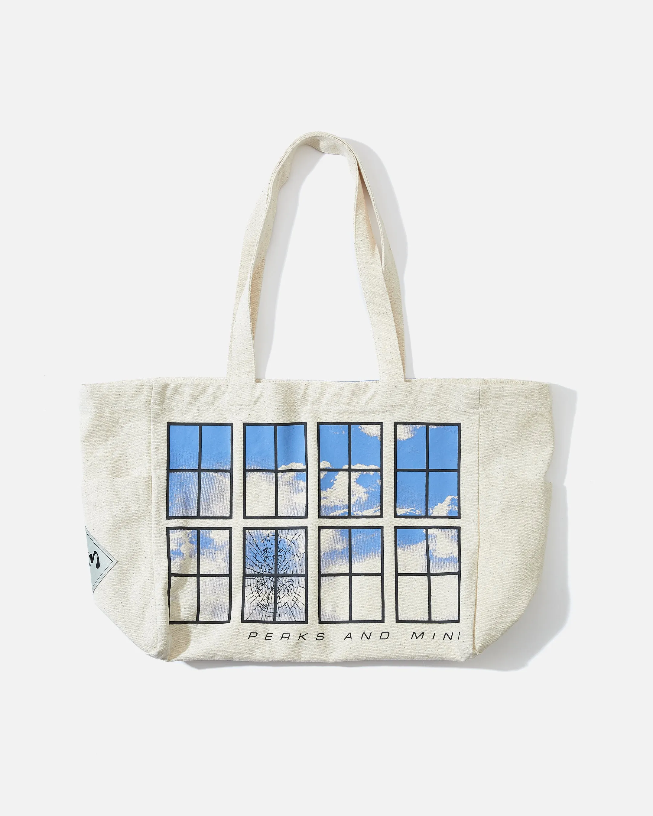 Shopper Tote Bag - Ecru Sky