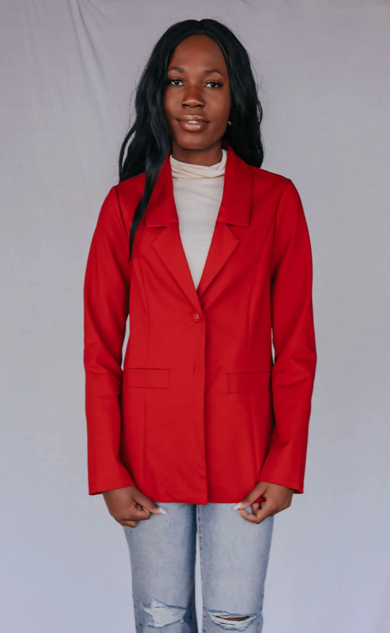 show me your mumu: major blazer - red