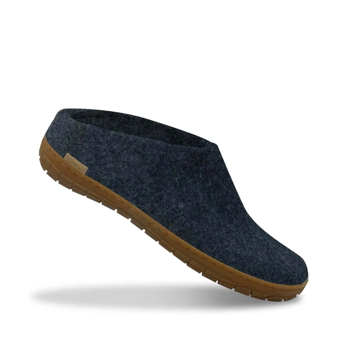 Slip-on with natural rubber sole - honey - Denim