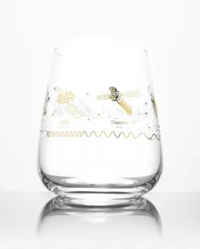 Space Telescopes Wine Glass