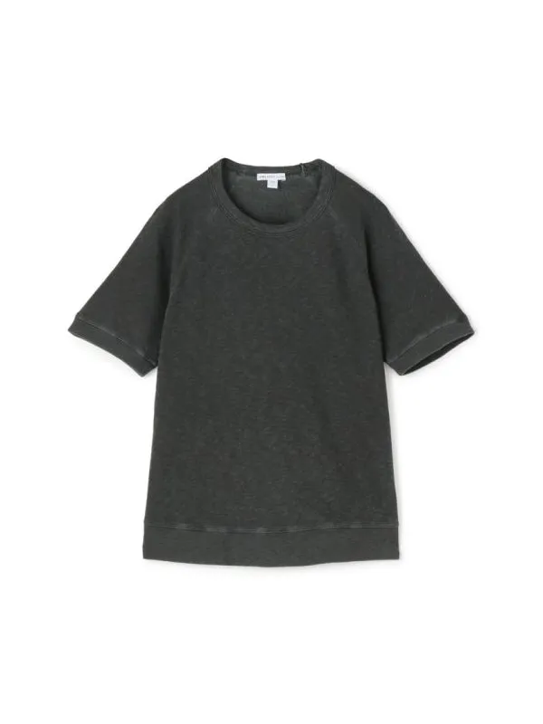 S/S Raglan Pullover in Carbon Pigment