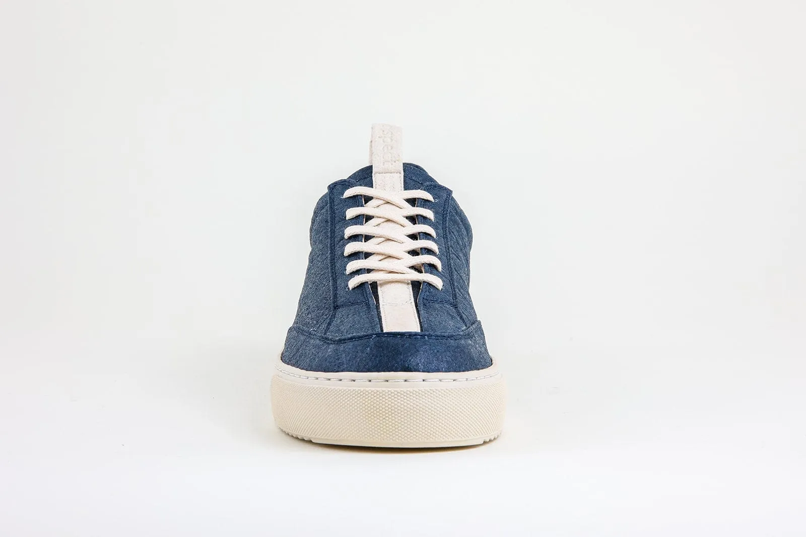 Suber Pineapple Leather Vegan Sneakers | Marine