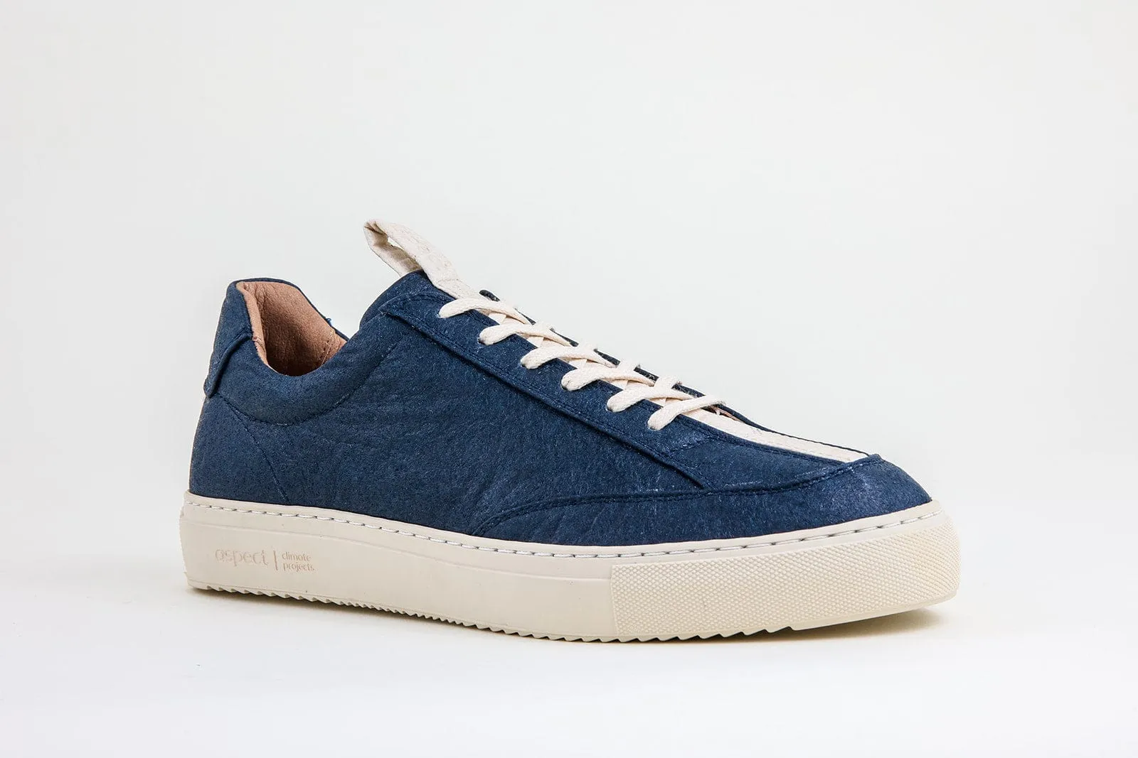 Suber Pineapple Leather Vegan Sneakers | Marine