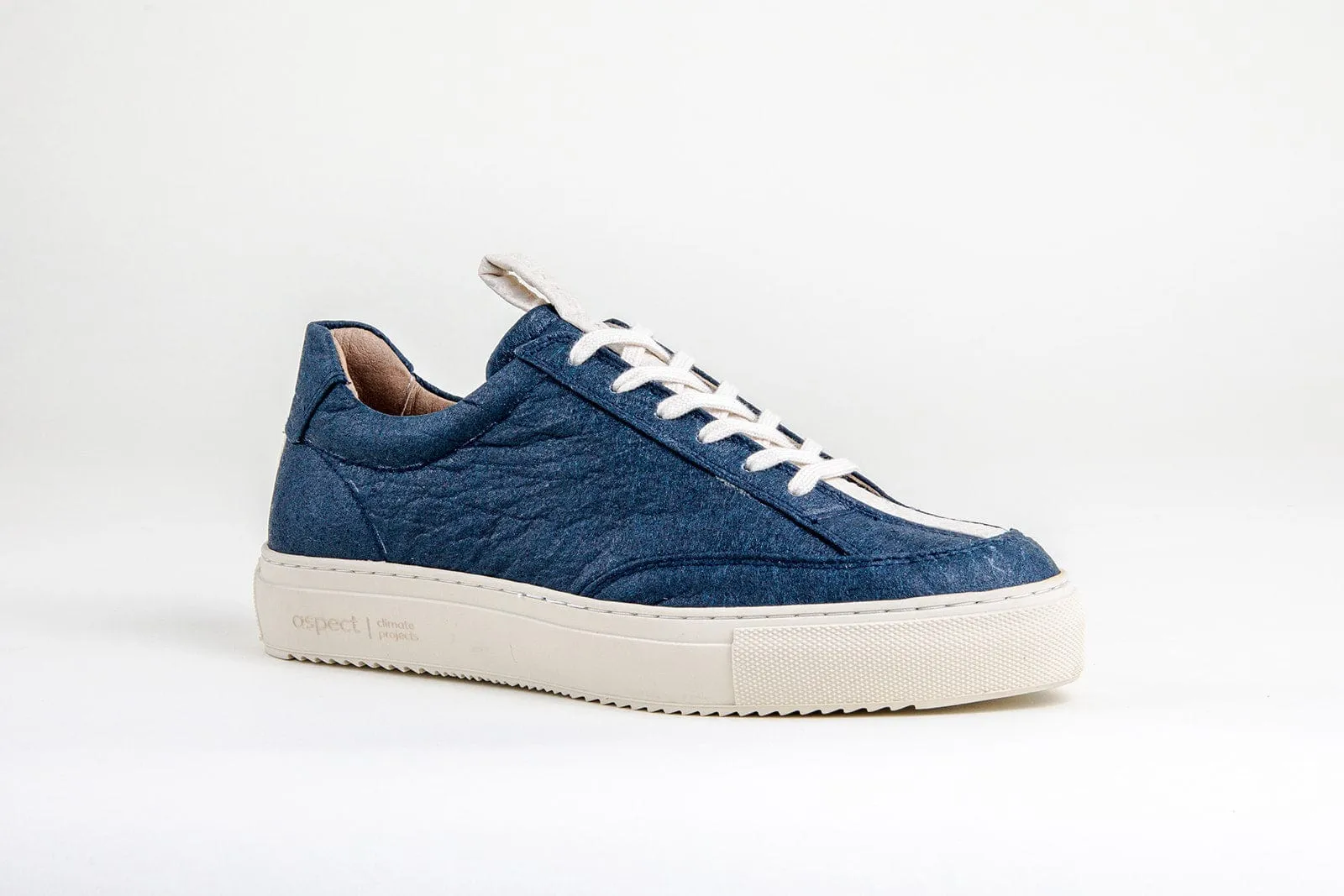 Suber Pineapple Leather Vegan Sneakers | Marine