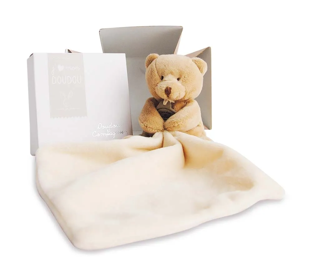 Teddy Bear with Doudou Baby Blanket