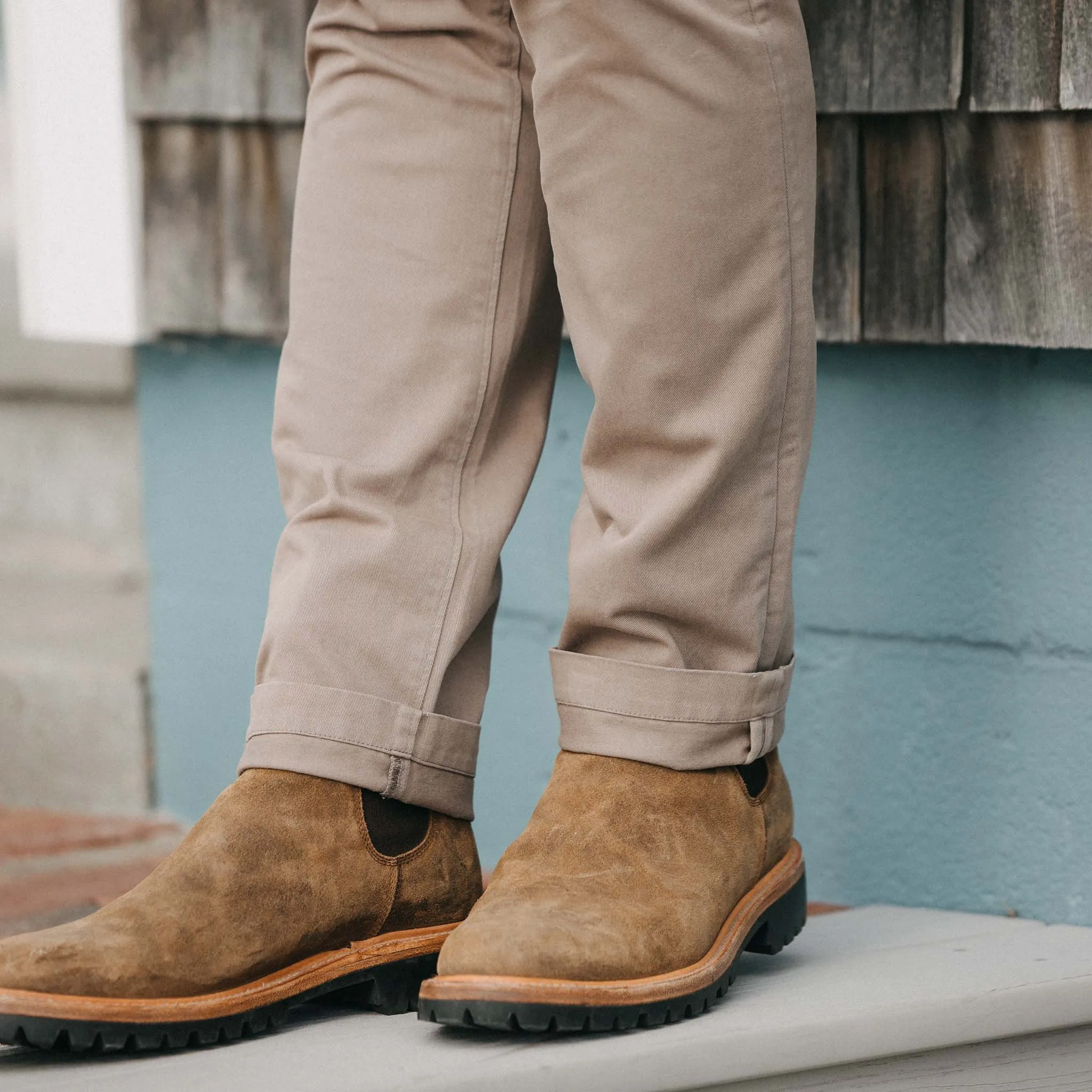 The Slim Foundation Pant in Dried Earth