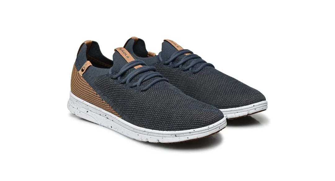 Tsavo Men's Vegan Knit Sneakers | Navy