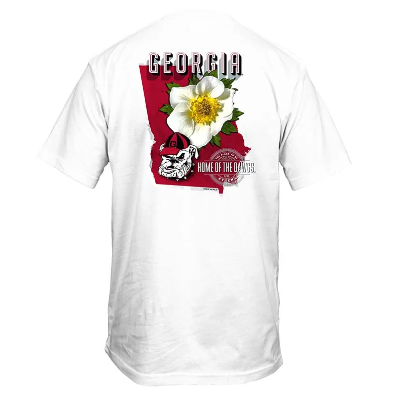 UGA Flower Place Short Sleeve T-Shirt