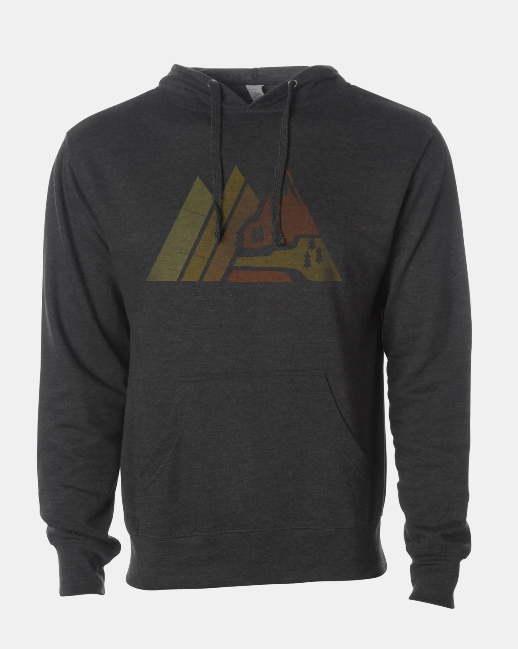 Unisex Retro Mountain Hoodie