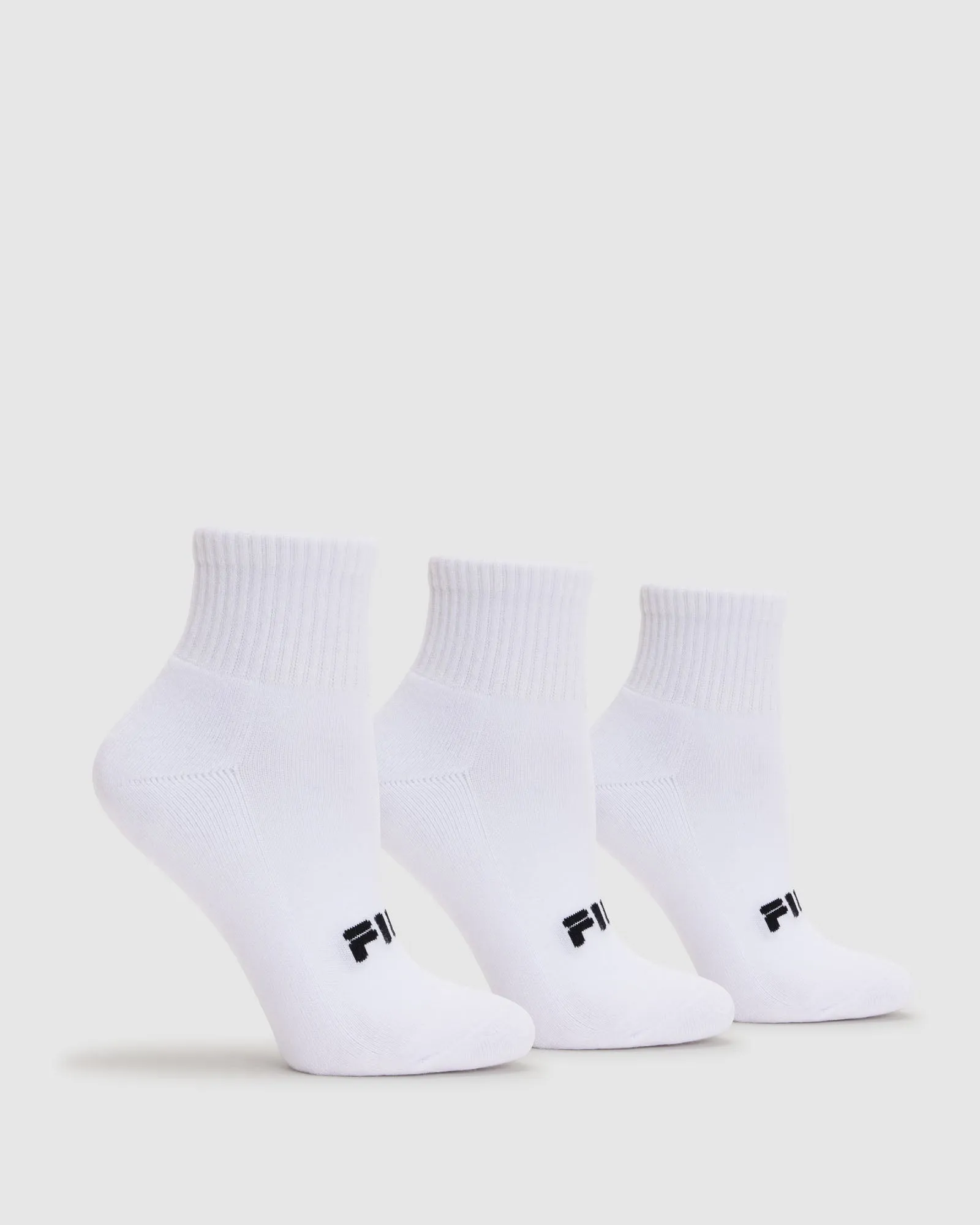 Unisex Youth Qtr Socks 3pk