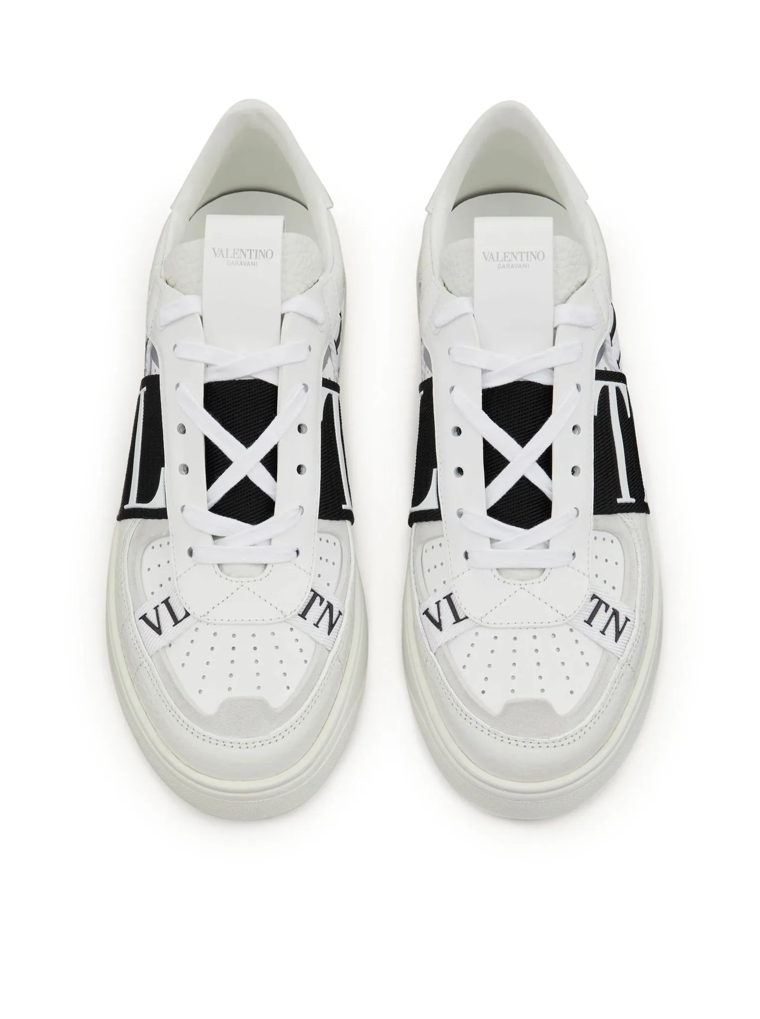 VL7N LOW-TOP SNEAKER IN CALFSKIN AND RIBBONS