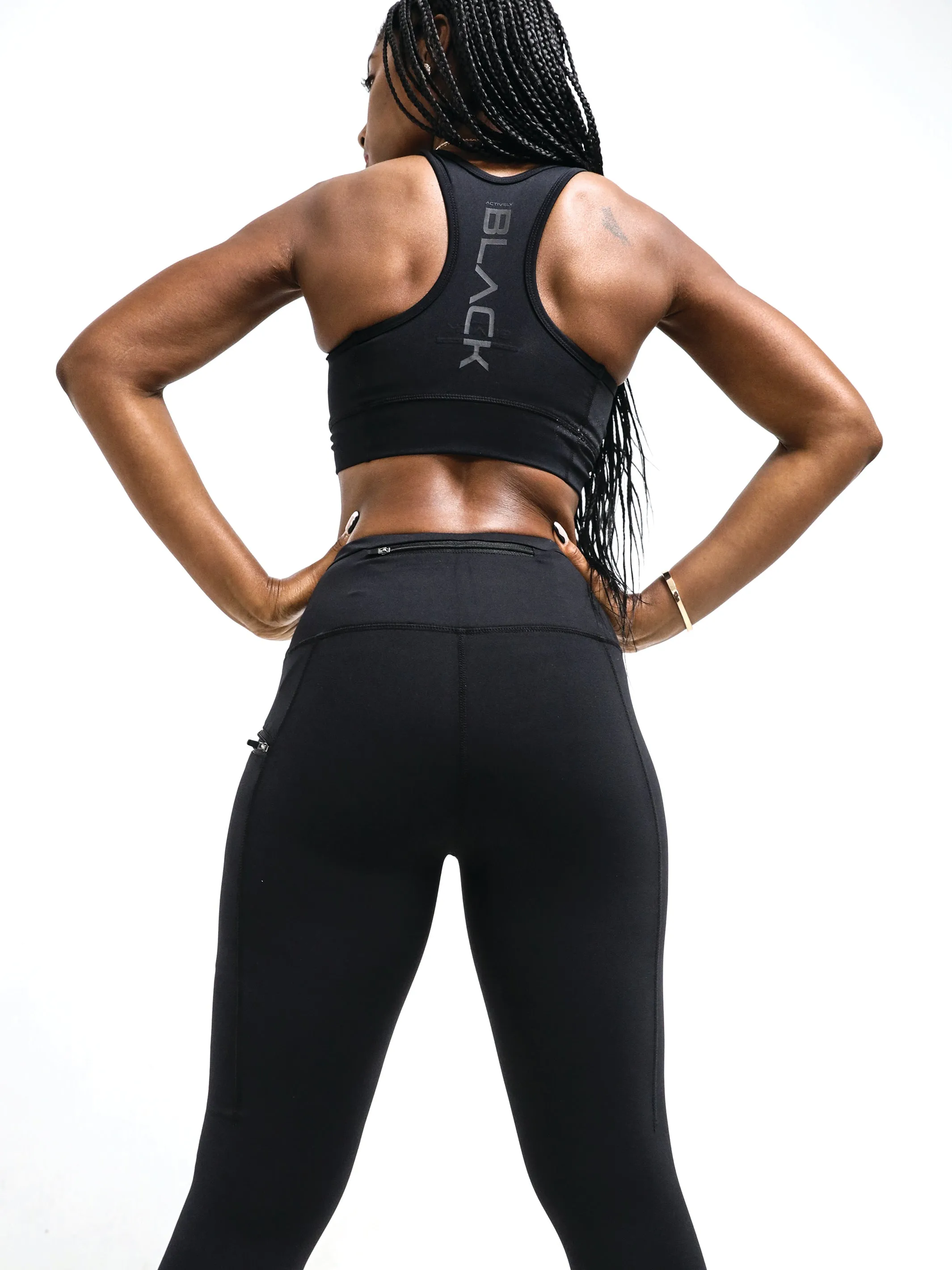 Women's Black Fist Performance Tights