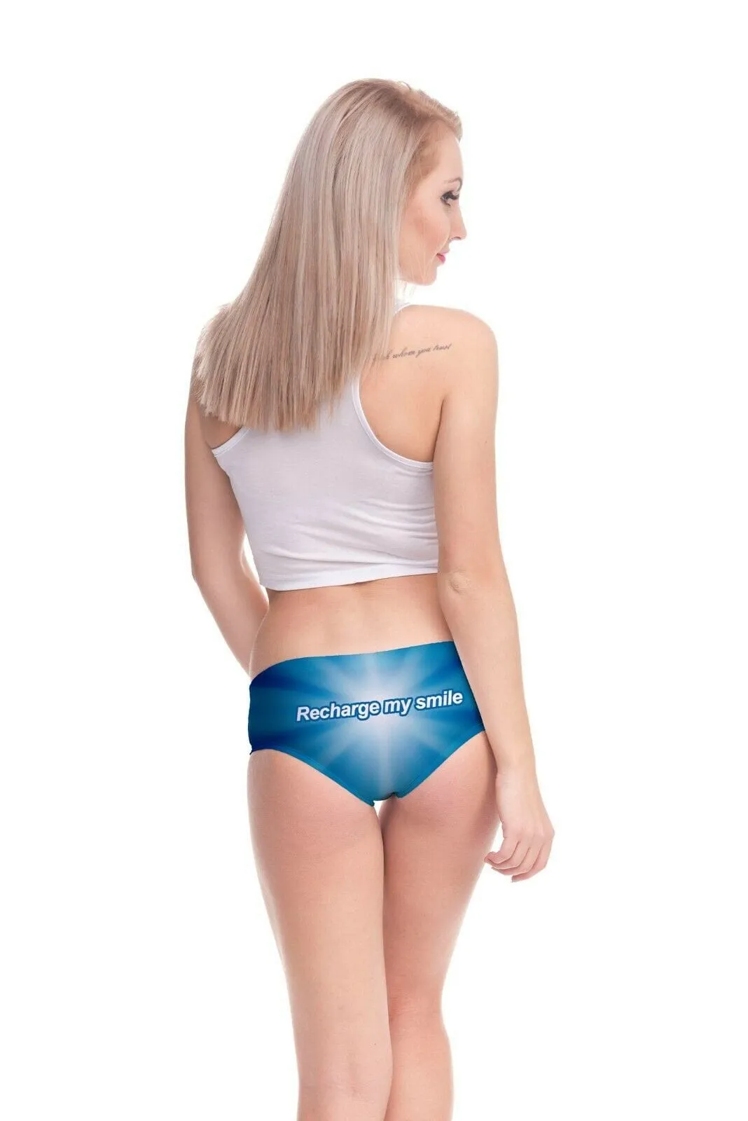 Womens- Sexy Comfortable Cute Blue Funny womens lingerie