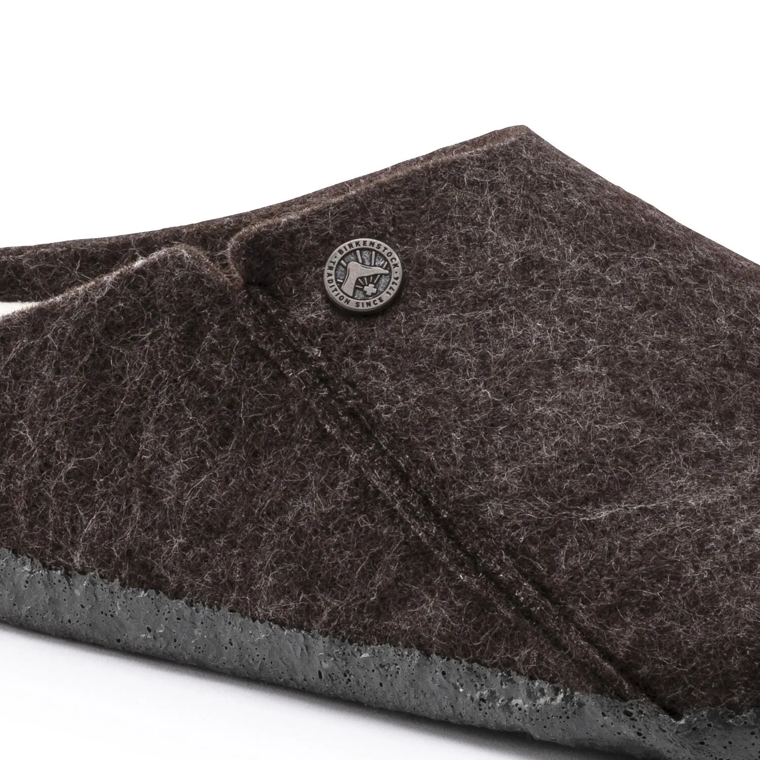 Zermatt Men - Mocha Wool Felt Shearling||Zermatt pour hommes - Feutre de laine et fourrure mocha